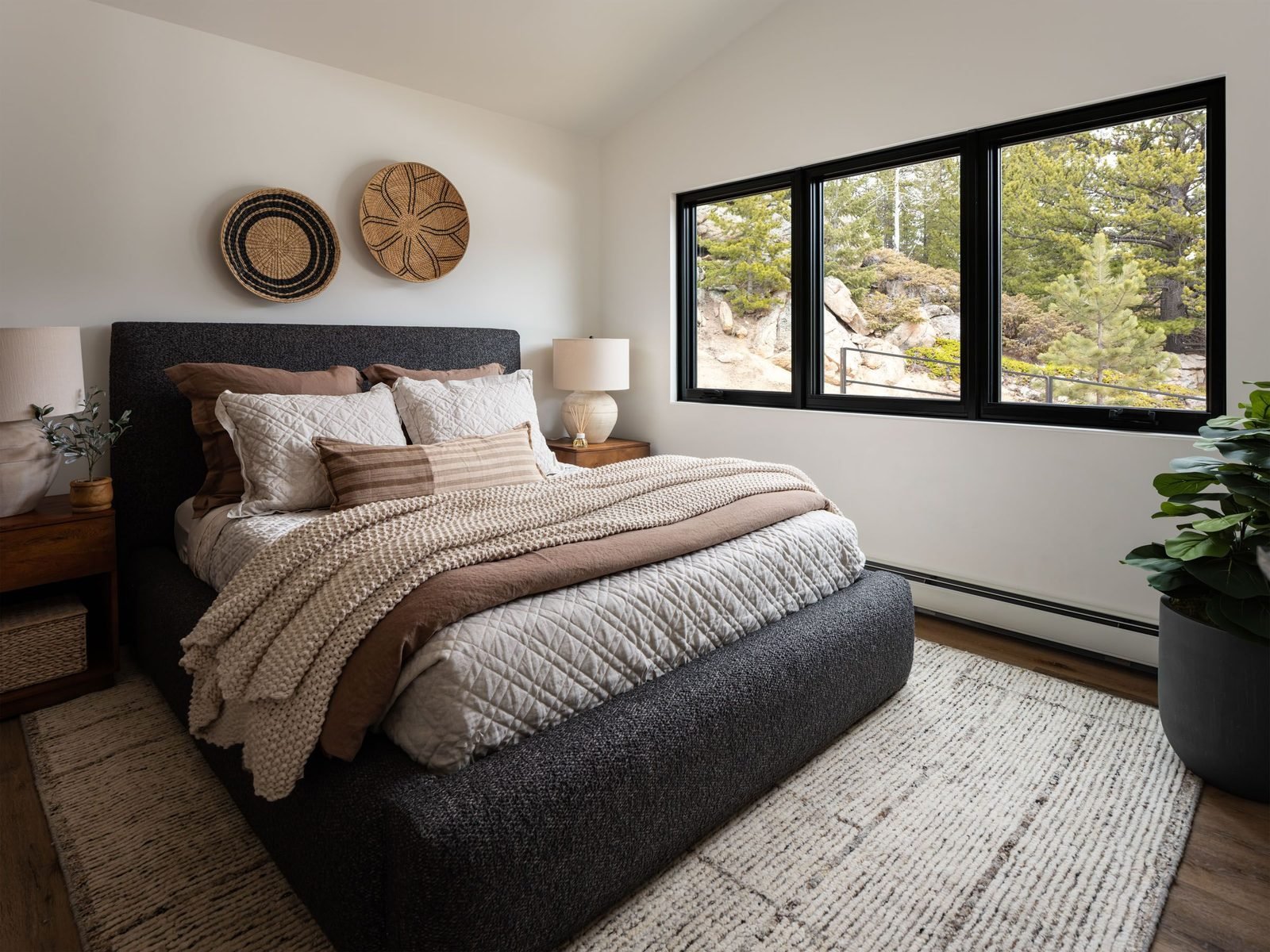 Guest house bedroom, alternate view